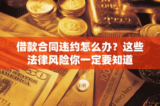 济南借款合同违约怎么办？这些法律风险你一定要知道