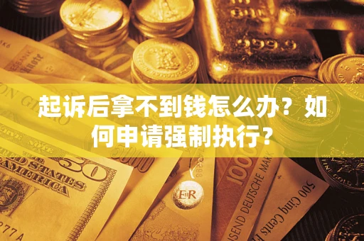 济南起诉后拿不到钱怎么办？如何申请强制执行？