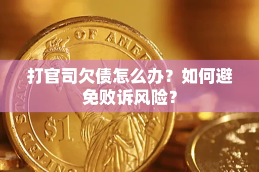 济南打官司欠债怎么办？如何避免败诉风险？
