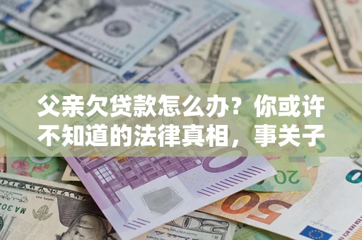济南父亲欠贷款怎么办？你或许不知道的法律真相，事关子女未来