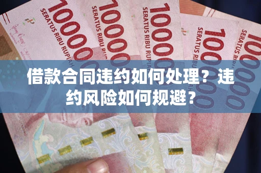 济南借款合同违约如何处理？违约风险如何规避？