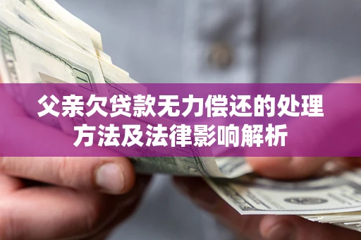 济南父亲欠贷款无力偿还的处理方法及法律影响解析